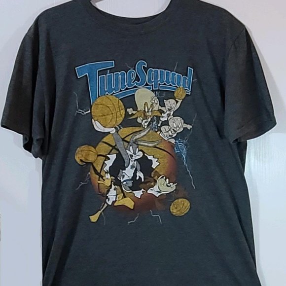 Vintage Tune Squad T-Shirt, Size Large, Space Jam - Picture 2 of 2